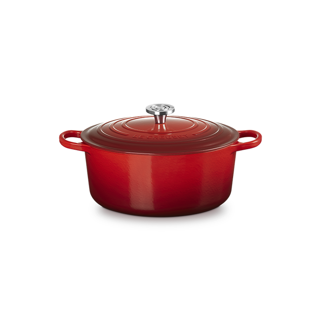 Signature Round Dutch OvenCerise, view 2