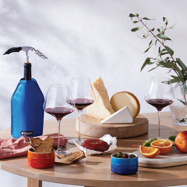 Burgundy Wine Glasses, Set of 4, view 1