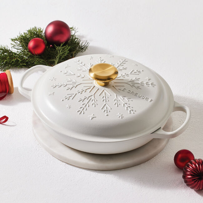 No&euml;l Collection Signature Snowflake Braiser, view 1