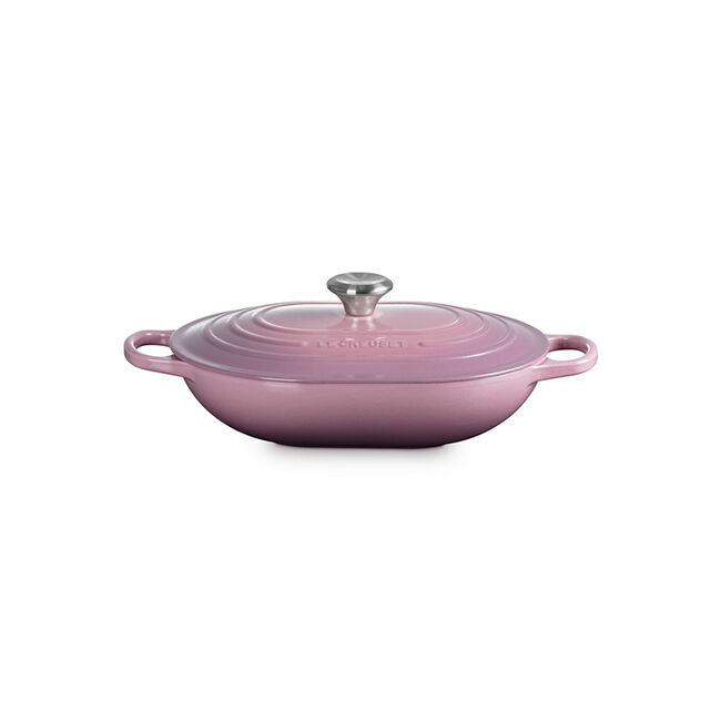 Signature Oval CasseroleMauve Pink, view 2
