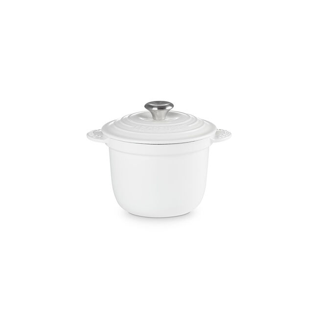 Cast Iron Rice PotWhite, view 2