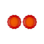 Heritage Fluted Pie Dish 2-Piece SetFlame