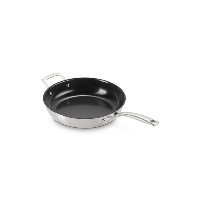 Essential Stainless Steel Non-stick Frying Pan, view 2