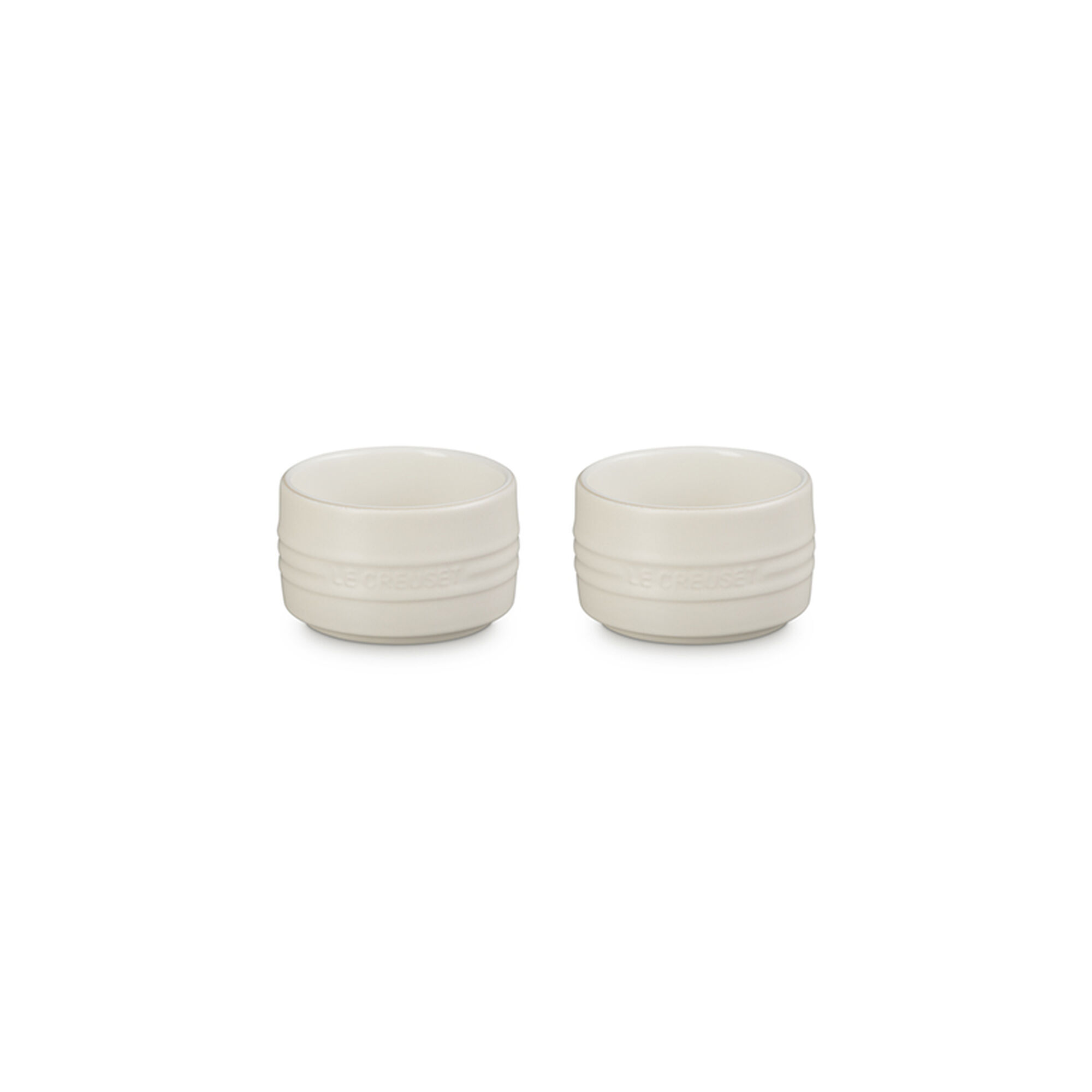 Straight Wall Ramekin, Set of 2 - Brioche