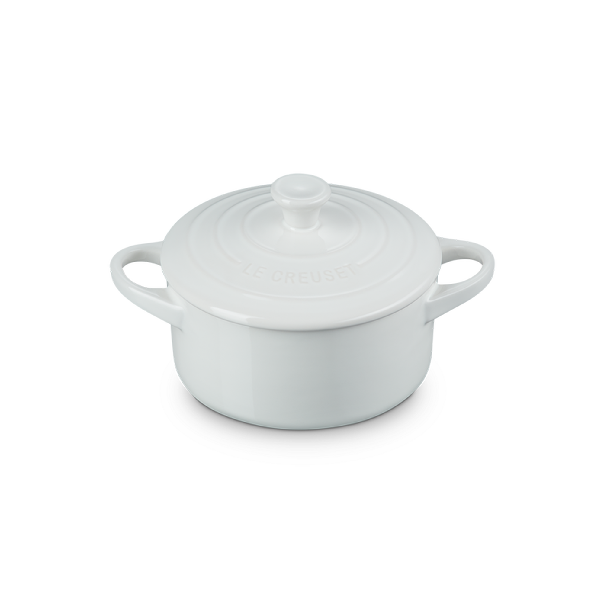 Mini Round Cocotte - White, 14 fl. oz.