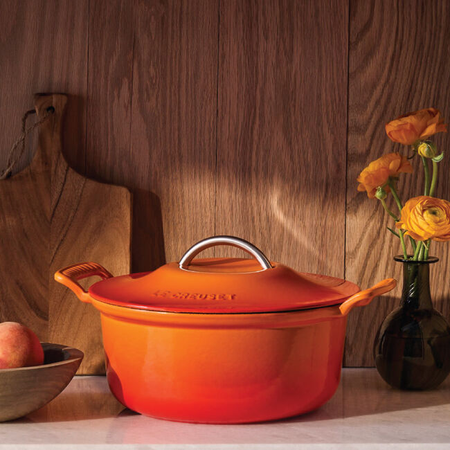 Modern Heritage Round Dutch OvenFlame, view 2