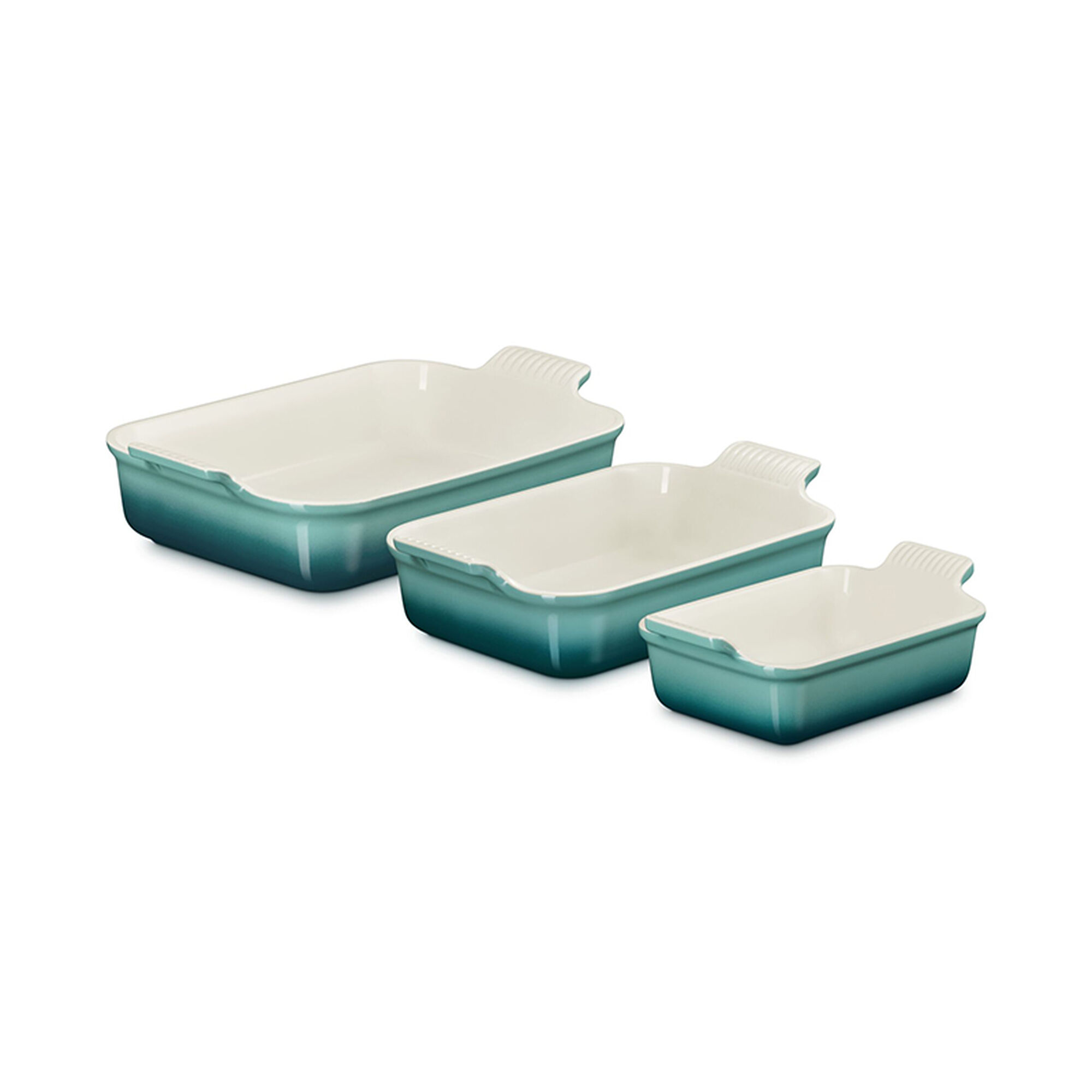 Heritage 3-Piece Rectangular Baking Dish Set - Riviera