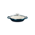 Enameled Cast Iron Signature Round Braiser with Glass LidNuit