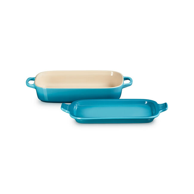 Rectangular Dish with Platter Lid, view 13