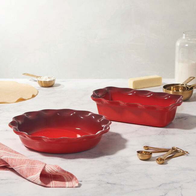 Heritage Pie Dish and Fluted Loaf Pan Set, view 1