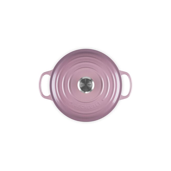 Signature Wide Round OvenMauve Pink, view 4