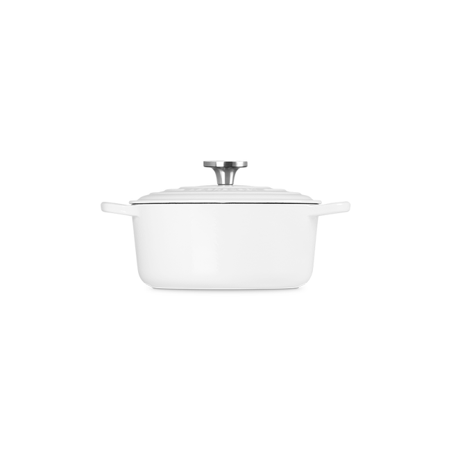 Signature Round Dutch OvenWhite, view 3