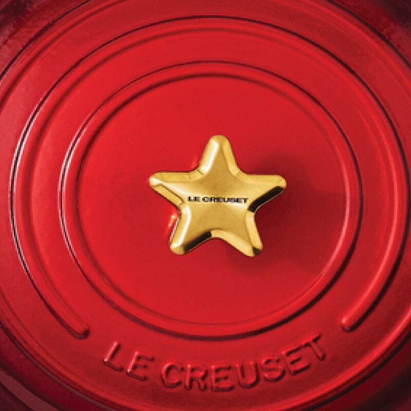 LE CREUSETスター ツマミ ノブ ゴールド 海外限定 Star Knob | Le Creuset®