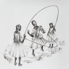 Harlem Toile de Jouy Mug - Girls Jumping Rope image number 2