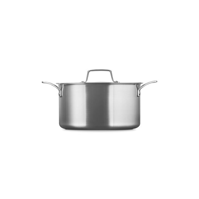 Essential Stainless Steel Deep Round Stockpot, view 3