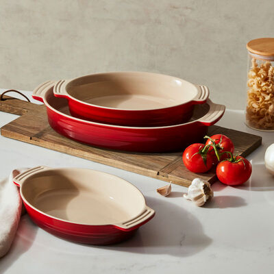 Classic 3-Piece Oval Baking Dish Set Classic 3-Piece Oval Baking Dish Set