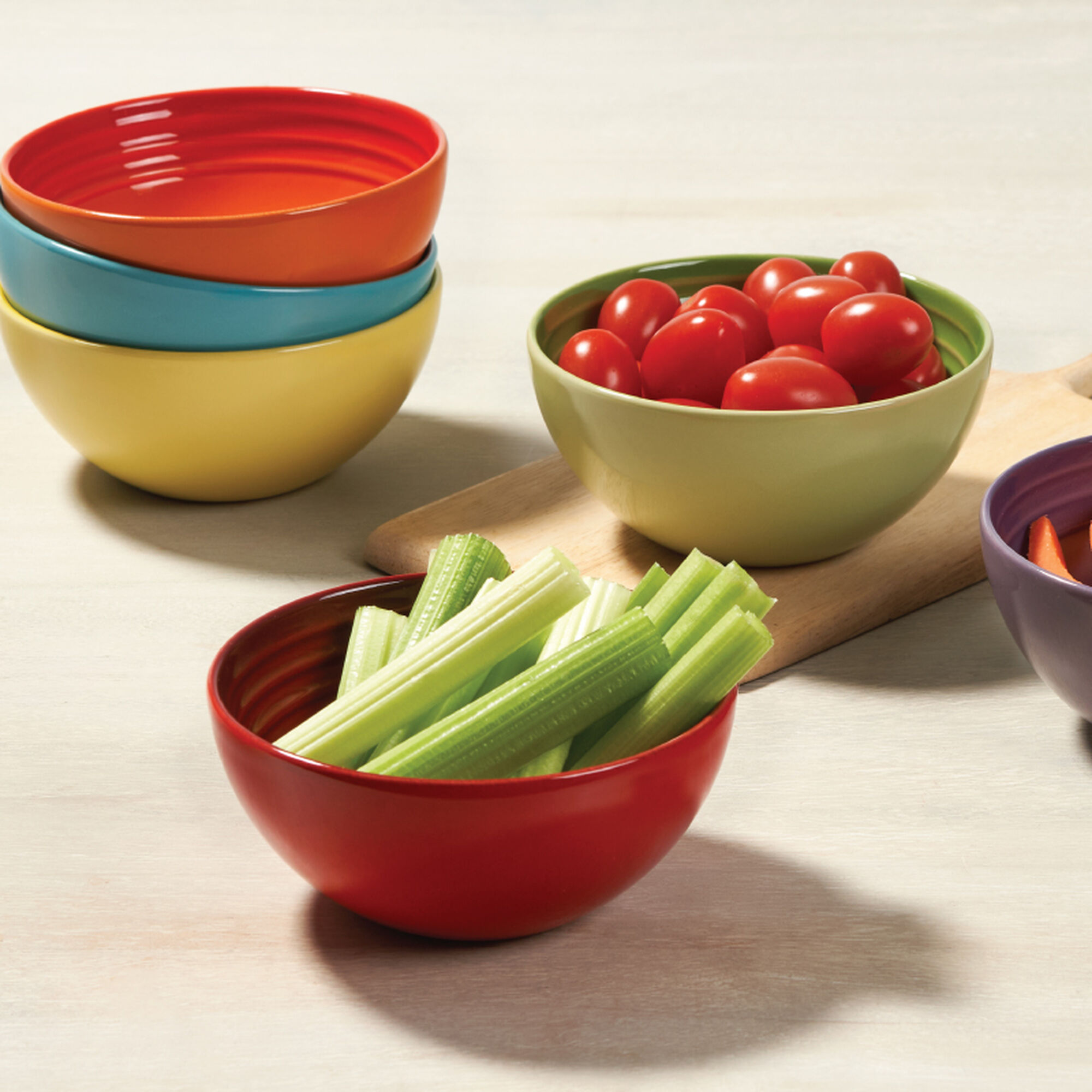 Le Creuset Vancouver Rainbow Snack Bowl, Set of 6