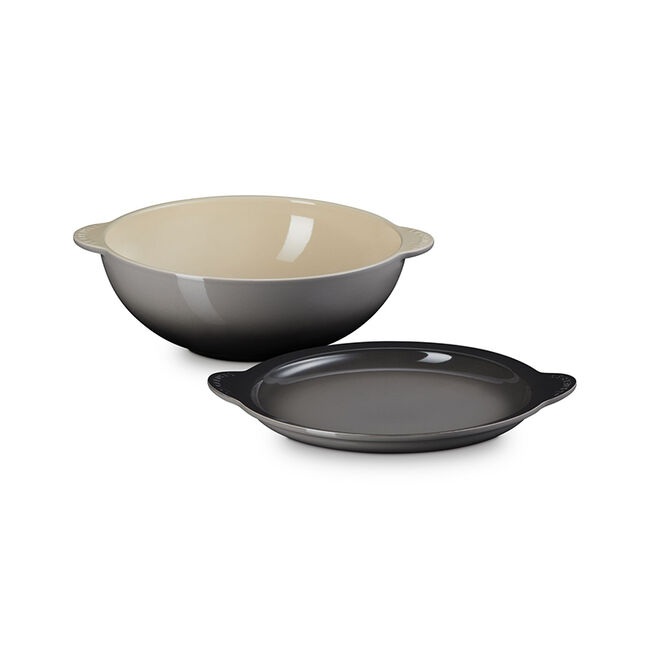 Signature Round Multifunction Baking Dish with Platter Lid, view 3