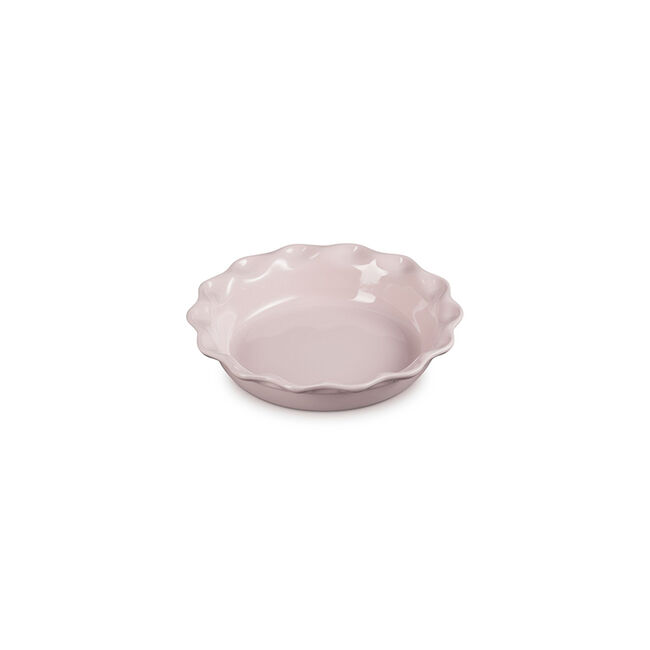 Heritage Fluted Pie DishChiffon Pink, view 2