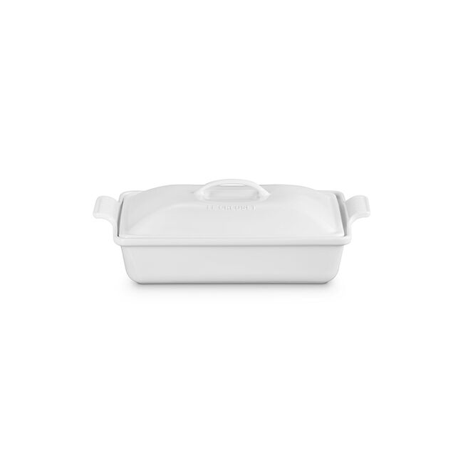 Heritage Rectangular CasseroleWhite, view 3