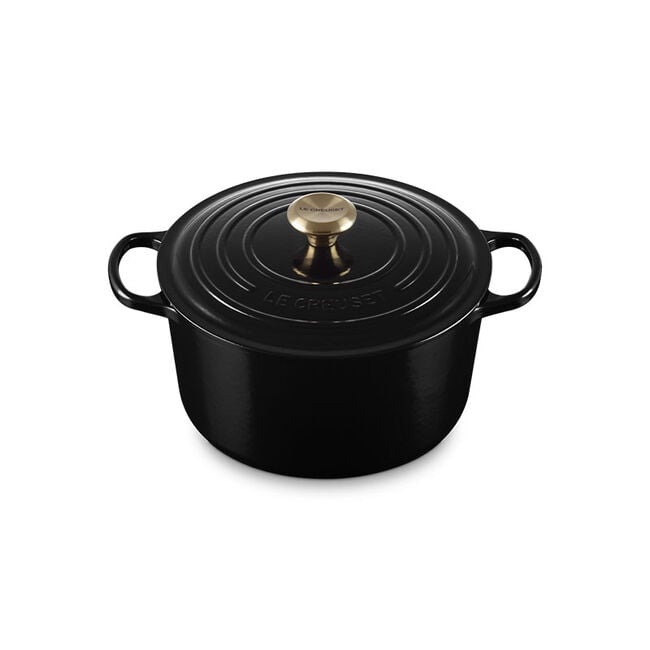 Signature Round Deep OvenOnyx, view 1