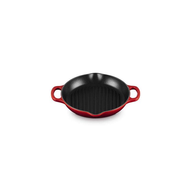 Le Creuset Signature 9.75″ Deep Round Grill Pan