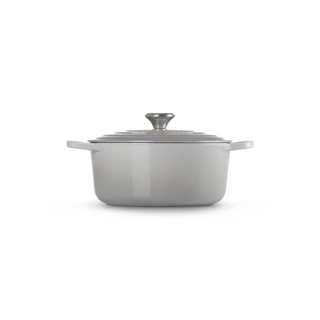 Signature Round Dutch OvenFrench Grey, view 3