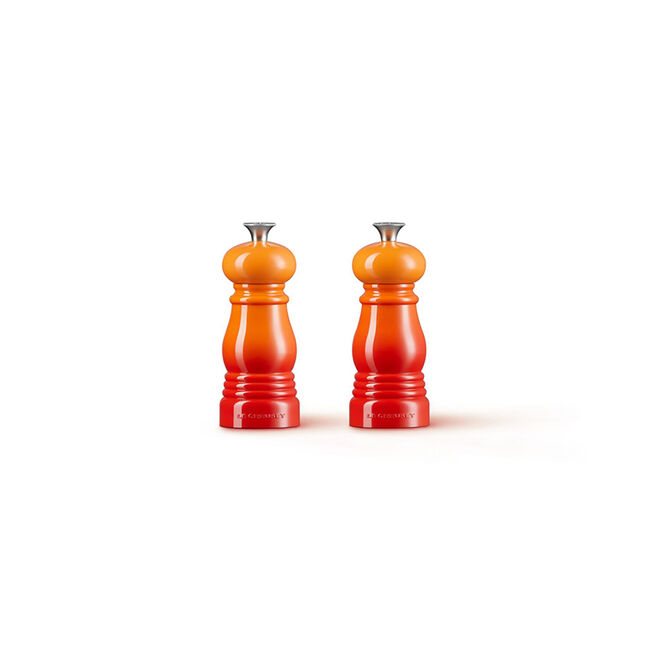 Acrylic Classic Petite Salt and Pepper Mill SetFlame, view 3