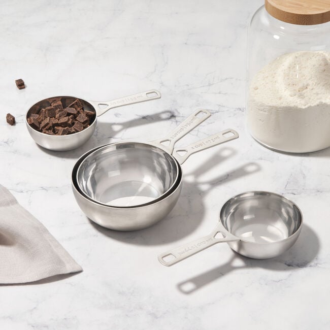 Le Creuset Stainless 4-Piece Measuring Cup Set