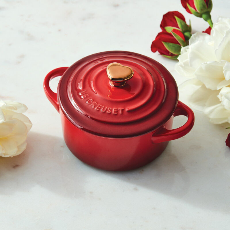 ⚠️【icylittlebear】LE CREUSET Mini Cocotte with Gold Heart Knob | Le Creuset®