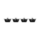 Gourmand Collection Cocotte with Lid, Set of 4
