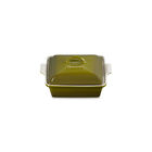 Heritage Shallow Square CasseroleOlive
