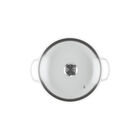 Enameled Cast Iron Signature Round Braiser with Glass LidWhite