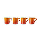 Vancouver Mugs, Set of 4Flame