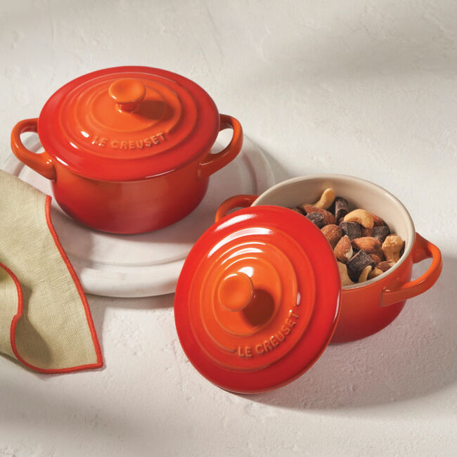 Mini Cocottes, Set of 2 - Flame, view 1