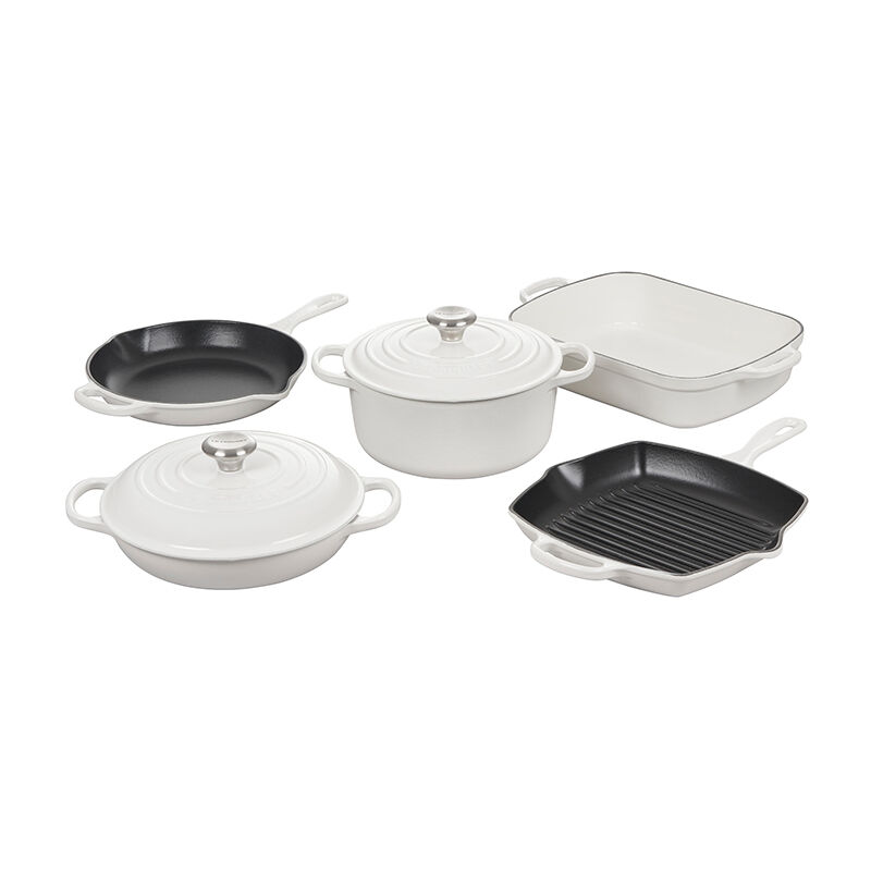 Signature Enameled Cast Iron 7-Piece Cookware Set | Le Creuset®