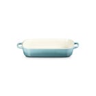 Rectangular Dish with Platter LidSea Salt