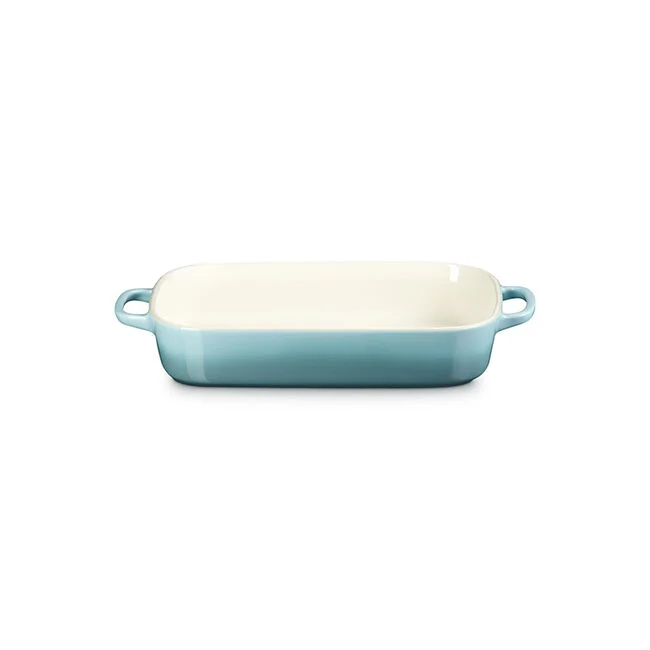 Rectangular Dish with Platter LidSea Salt, view 4
