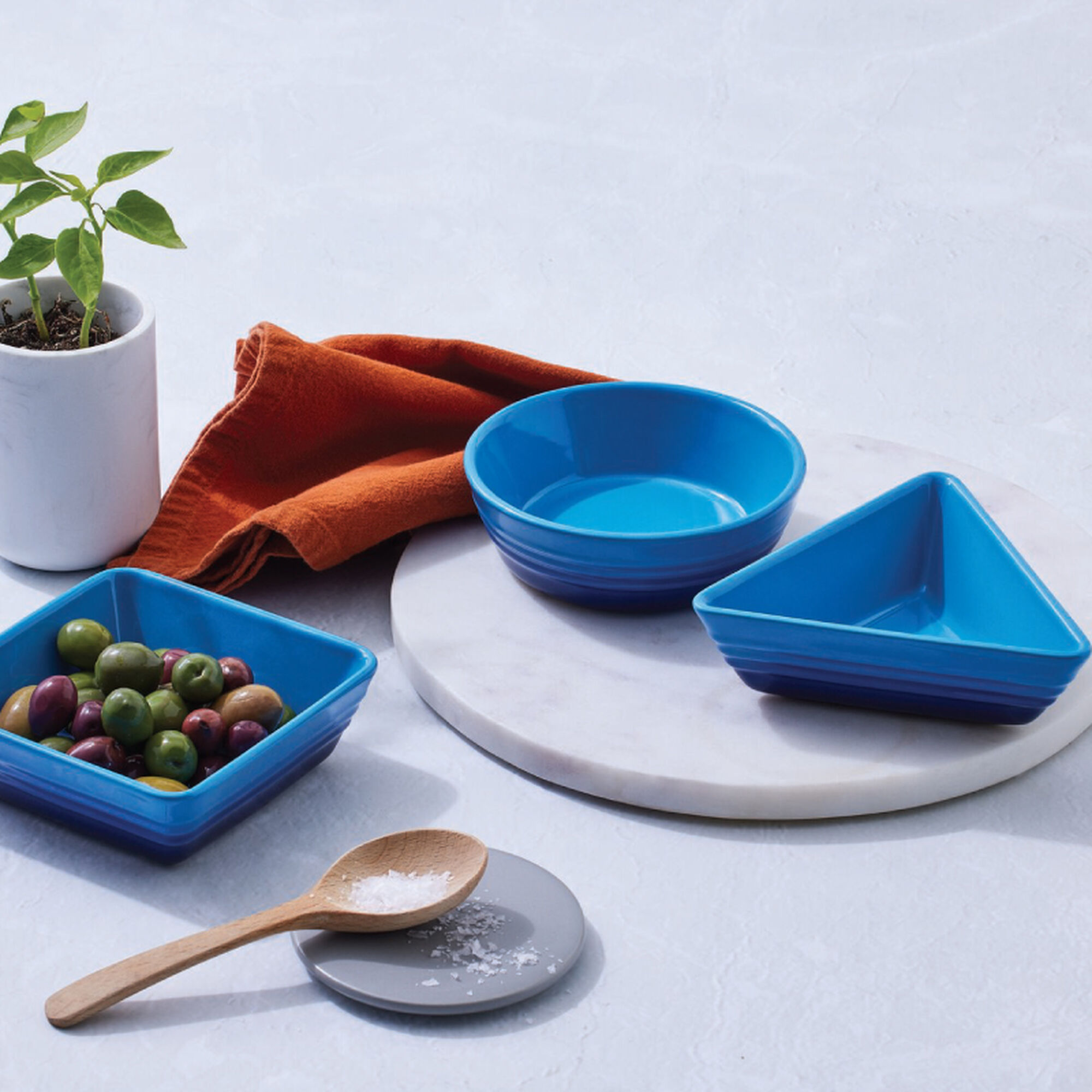 Tapas Dishes, Set of 3 - Marseille