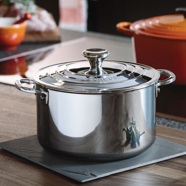 Heritage Steel 5 Quart Sauce Pot with Lid