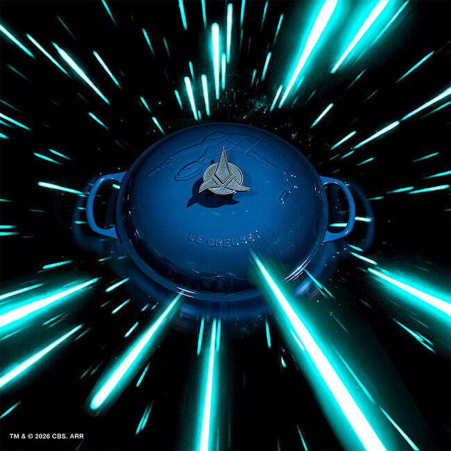 Star Trek Collection Klingon Round Braiser with Klingon Trefoil Knob, view 1