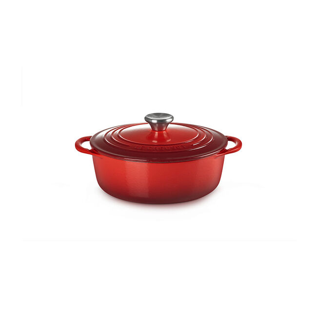 Traditional Shallow Round OvenCerise, view 3