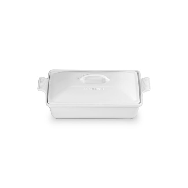 Heritage Rectangular CasseroleWhite, view 2