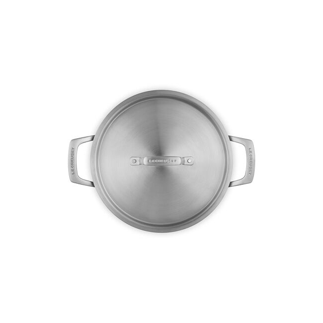 Essential Stainless Steel Deep Round Stockpot, view 5