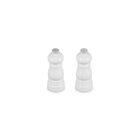 Acrylic Classic Petite Salt and Pepper Mill SetWhite