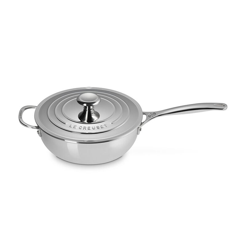 Non-stick Stainless Steel Saucier Pan | Le Creuset®