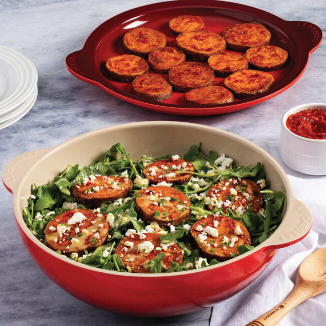 Signature Round Multifunction Baking Dish with Platter Lid, view 1