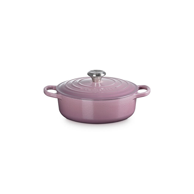 Signature Wide Round OvenMauve Pink, view 2