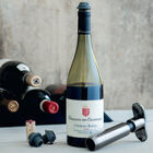 Metal Wine Pump and 3 Stoppers