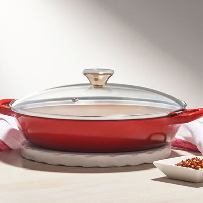 Traditional Braiser with Glass Lid